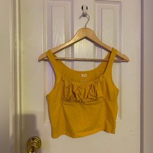 Dark Yellow Crop Top! 💛